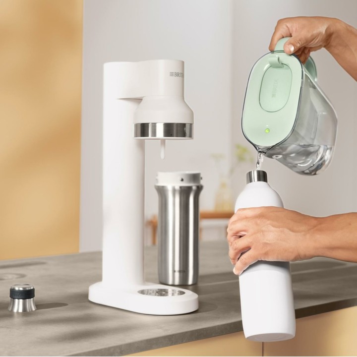 Brita sodaTRIO Bottiglia (1 l, bianco)