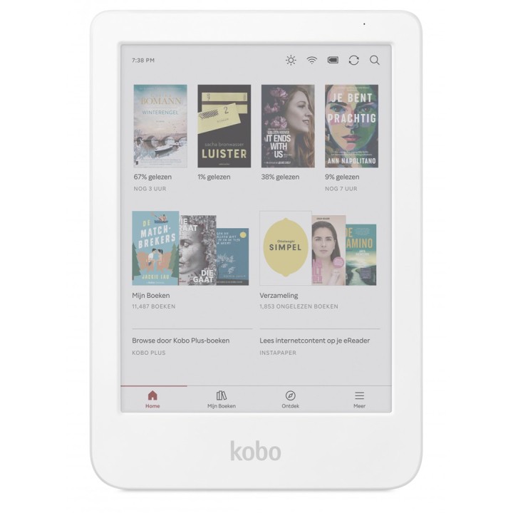 Kobo E-reader Clara Colour Touchscreen 16 GB Wi-Fi bianco