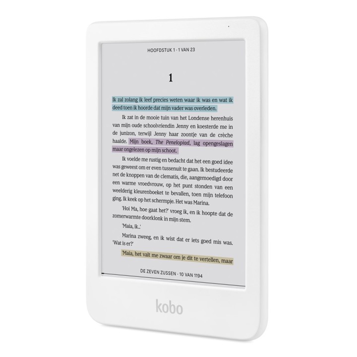 Kobo E-reader Clara Colour Touchscreen 16 GB Wi-Fi bianco