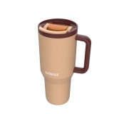 Tazza termica con cannuccia telescopica Kambukka Rio Tumbler 950ml sogno di mandorla