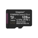 Kingston Technology 128GB microSDXC Canvas Select Plus Gen3 150MB/s A1 Scheda + Adattatore