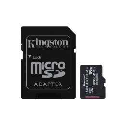 Kingston Technology 16GB microSDHC Scheda industriale C10 A1 pSLC + Adattatore SD