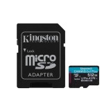Kingston Technology 512GB microSDXC Canvas Go Plus Gen4 200MB/s A2 U3 V30 Scheda + Adattatore