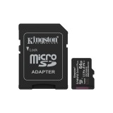 Kingston Technology 64GB microSDXC Canvas Select Plus Gen3 100MB/s A1 Scheda + Adattatore