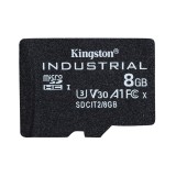 Kingston Technology 8GB microSDHC Scheda industriale C10 A1 pSLC + Adattatore SD