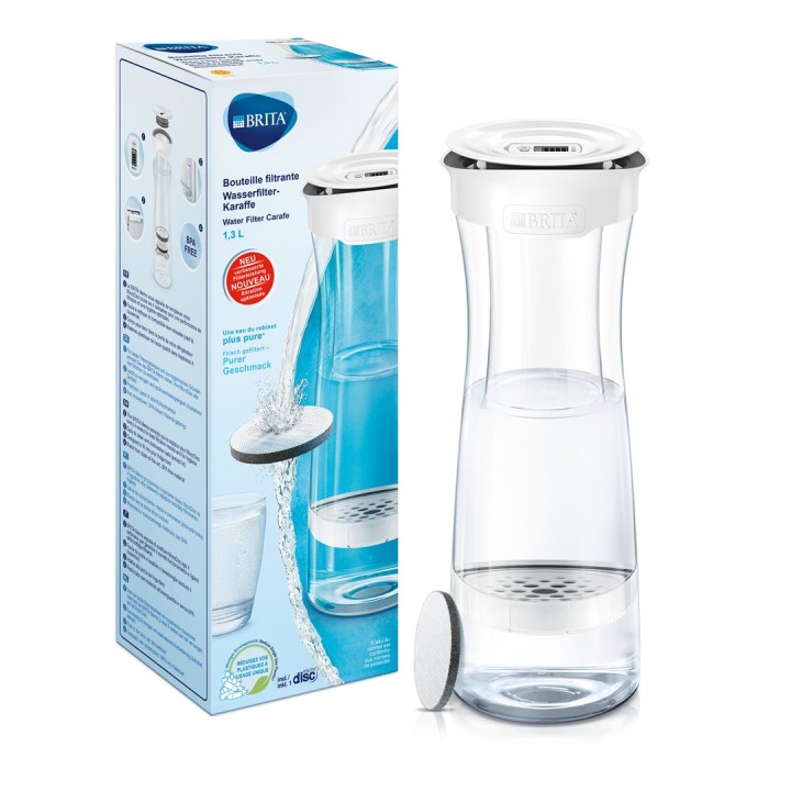 Filtro acqua Carafe Brita Fill&Serve Mind bianco e grigio LL CU CE