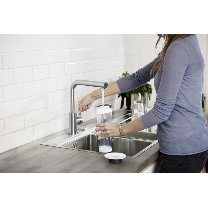 Filtro acqua Carafe Brita Fill&Serve Mind bianco e grigio LL CU CE