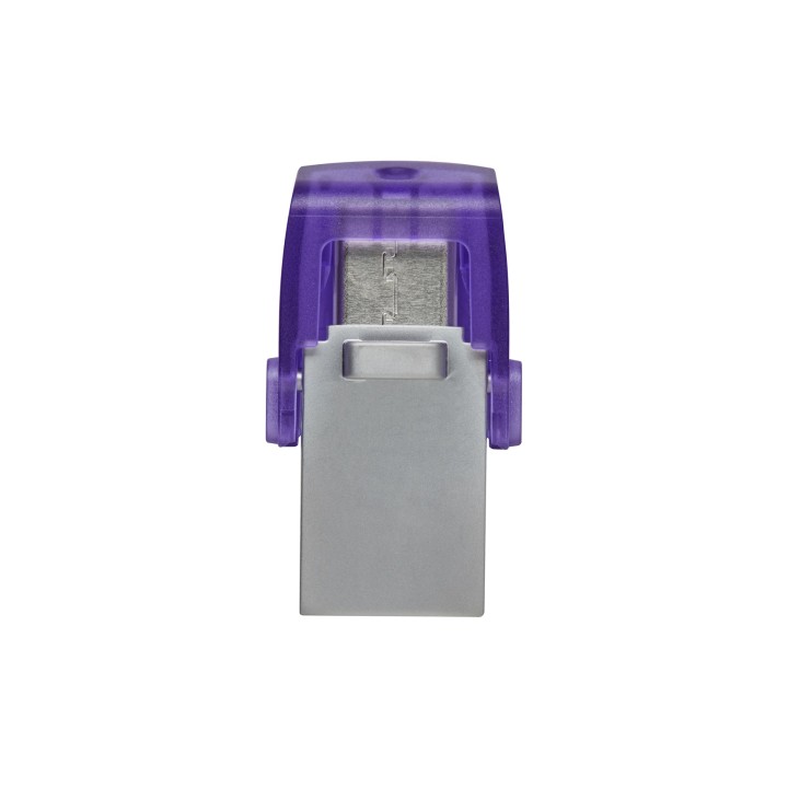 Kingston Technology DataTraveler microDuo 3C USB chiavetta USB 64 GB USB Type-A / USB Type-C 3.2 Gen 1 (3.1 Gen 1) Viola Acciaio