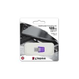 Kingston Technology DataTraveler microDuo 3C USB chiavetta USB 64 GB USB Type-A / USB Type-C 3.2 Gen 1 (3.1 Gen 1) Viola Acciaio