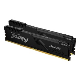 Kingston Technology FURY Beast 16GB 3200MT/s DDR4 CL16 DIMM (Kit di 2) Nero