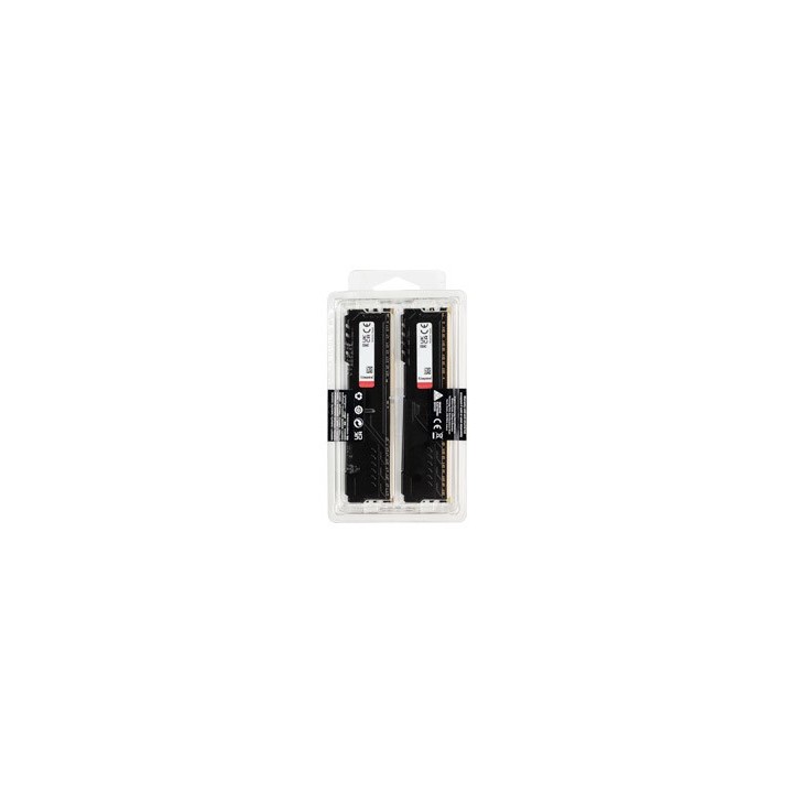 Kingston Technology FURY Beast 16GB 3200MT/s DDR4 CL16 DIMM (Kit di 2) Nero