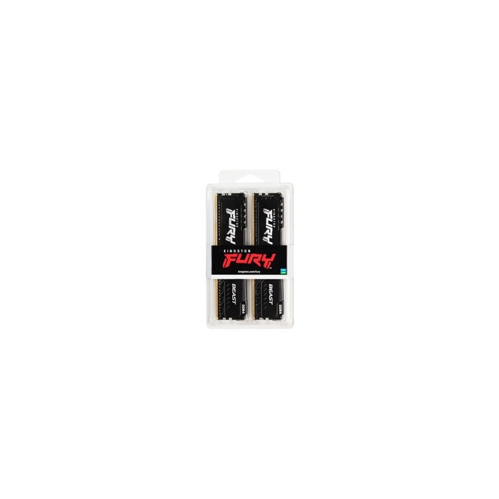 Kingston Technology FURY Beast 16GB 3200MT/s DDR4 CL16 DIMM (Kit di 2) Nero