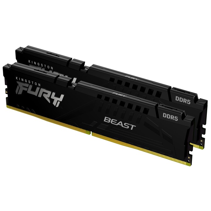 Kingston Technology FURY Beast 32GB 6000MT/s DDR5 CL36 DIMM (Kit di 2) Nero EXPO