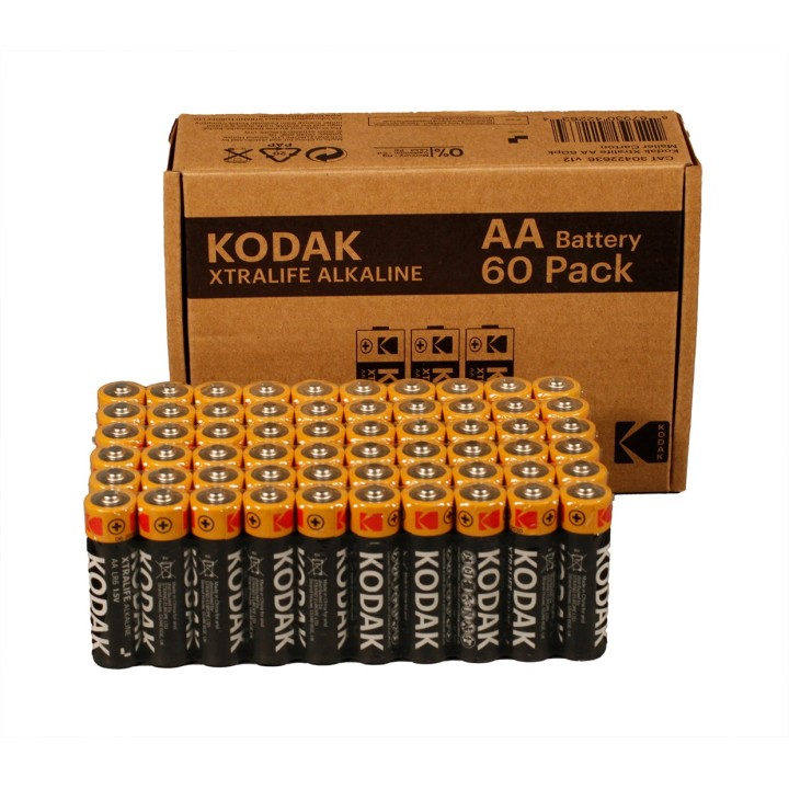 Kodak XTRALIFE Batteria alcalina AA (confezione da 60)