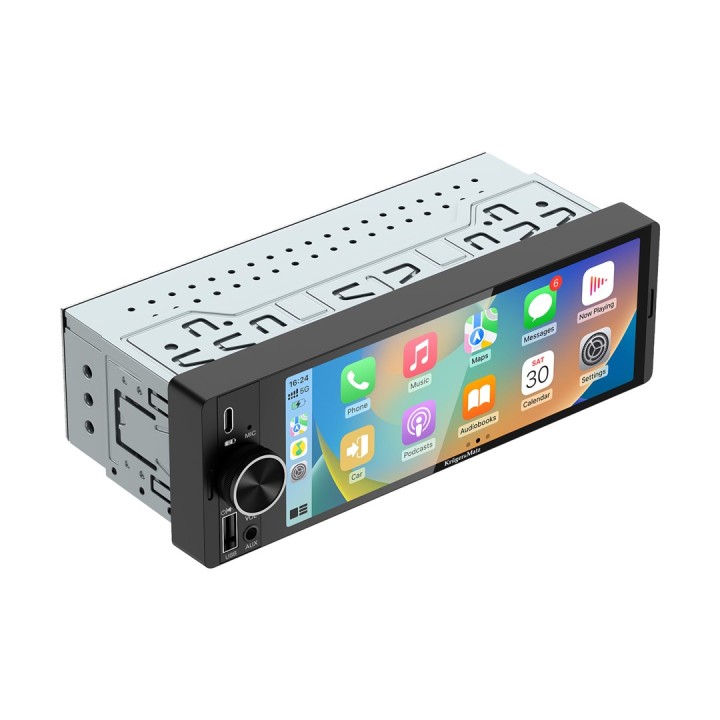 Kruger&Matz KM2016 1DIN CarPlay/AndroidAuto Autoradio