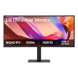 LG 34 21:9 UltraWide WQHD (3440x1440) IPS Monitor HDR10 con sRGB 99% (Tipico) Connettività All-in-one USB-C