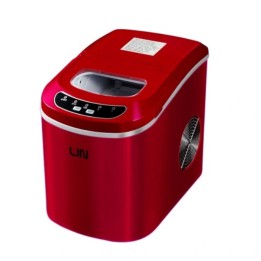 Produttore di cubetti di ghiaccio portatile LIN ICE PRO-R12 rosso