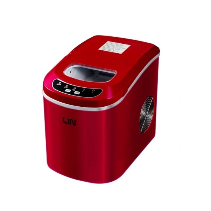 Produttore di cubetti di ghiaccio portatile LIN ICE PRO-R12 rosso