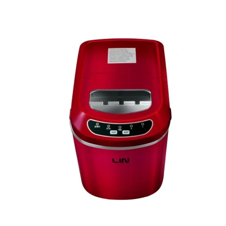 Produttore di cubetti di ghiaccio portatile LIN ICE PRO-R12 rosso