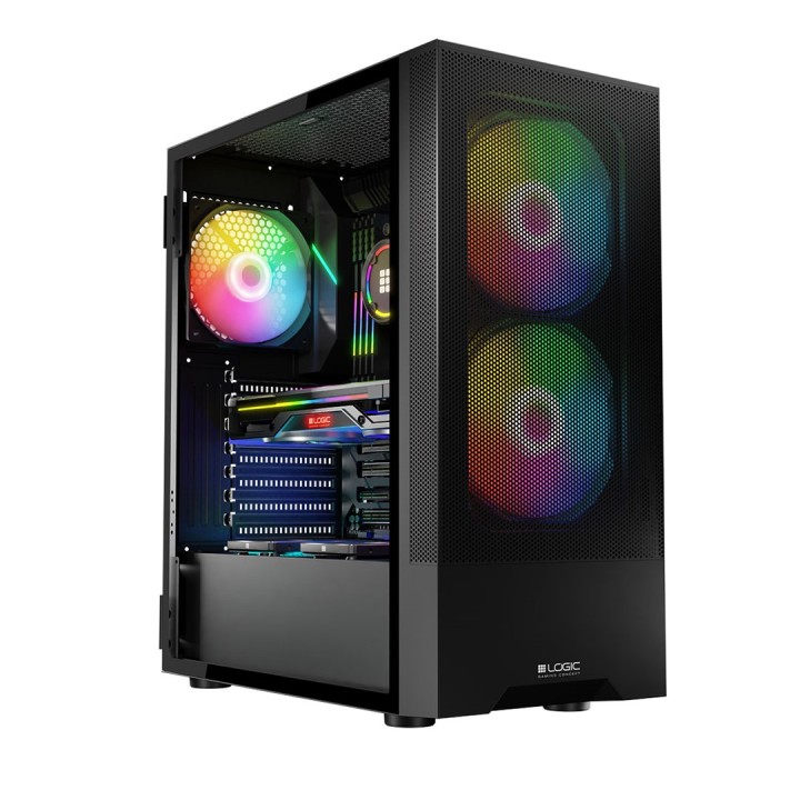 Logic ARYA ARGB MINIDI USB 3.0 case nero