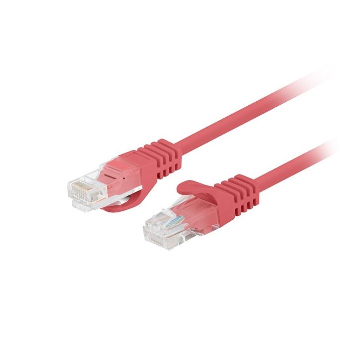 Fluke Passed Lanberg patchcord cat.6 UTP 0.25 m rosso confezione da 10