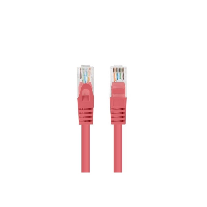 Fluke Passed Lanberg patchcord cat.6 UTP 0.25 m rosso confezione da 10