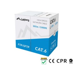 LANBERG CAVO FTP CAT.6 305M FILO CU GRIGIO