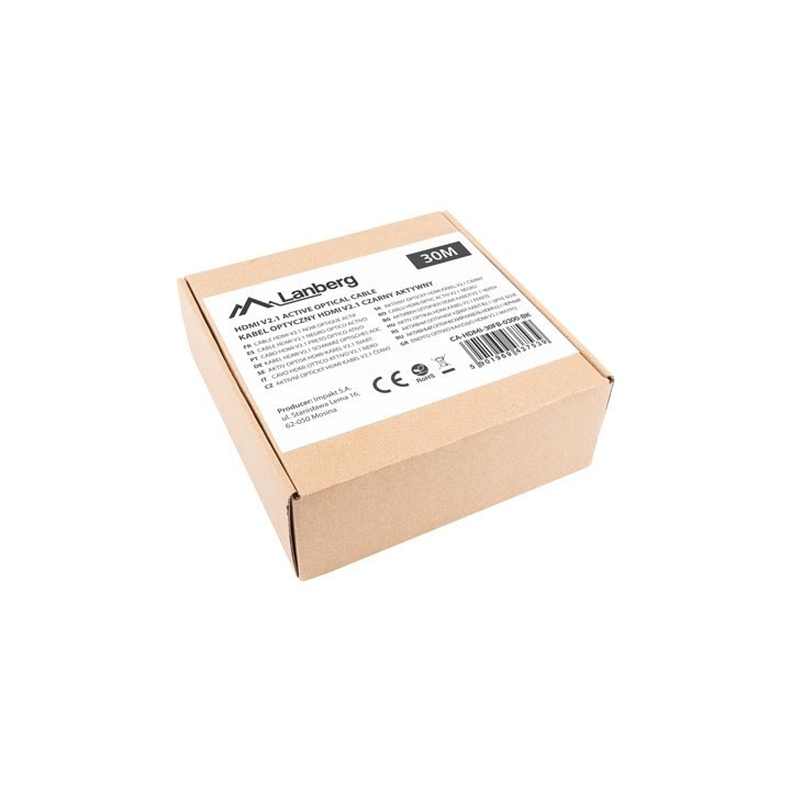 LANBERG cavo HDMI M/M V2.1 30M 8K AOC ottico