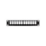 LANBERG PANNELLO DI PERMUTAZIONE VUOTO 12 PORTE 1U 10 NERO
