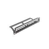 LANBERG PANNELLO DI PERMUTAZIONE VUOTO 12 PORTE 1U 10 NERO