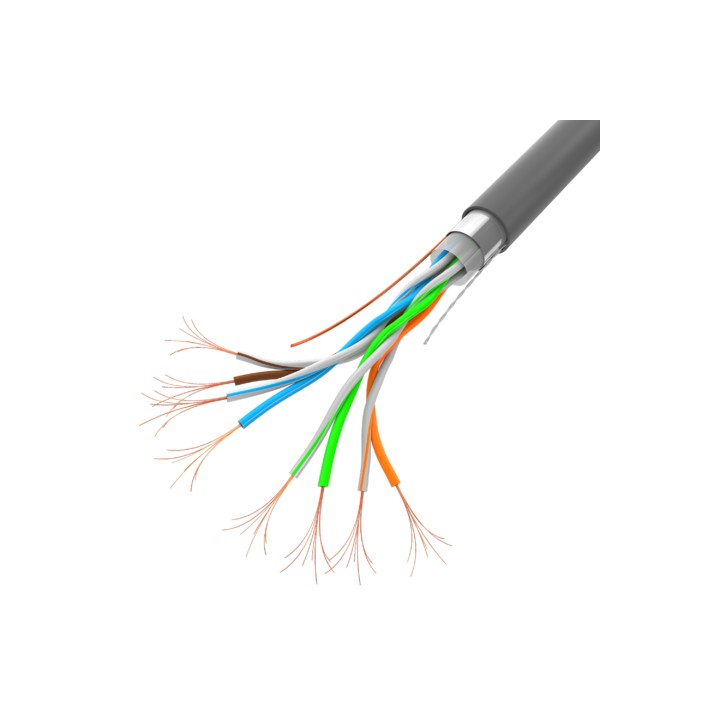 LANBERG LAN FTP CAVO 100MB/S 305M CORDONE CCA GRIGIO