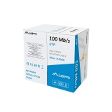 LANBERG LAN UTP CAVO 100MB/S 305M FILO CCA GIALLO