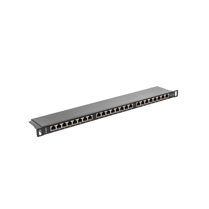 LANBERG PANNELLO DI PERMUTAZIONE 24 PORTE 0.5U CAT.5E FTP NERO