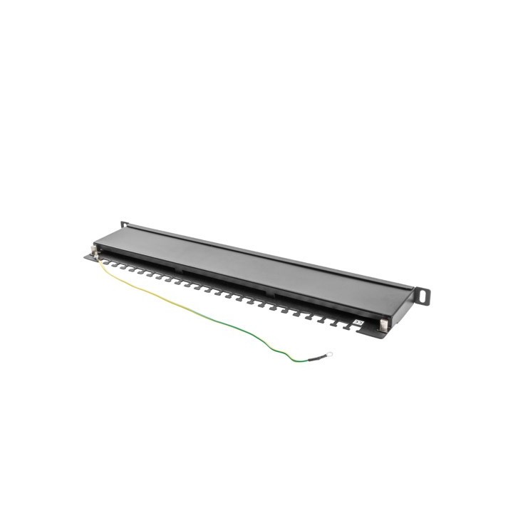 LANBERG PANNELLO DI PERMUTAZIONE 24 PORTE 0.5U CAT.5E FTP NERO