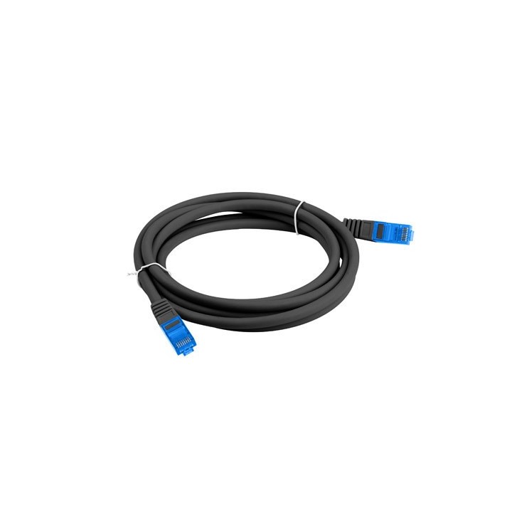 LANBERG PATCHCORD S/FTP CAT.6A 5M NERO LSZH