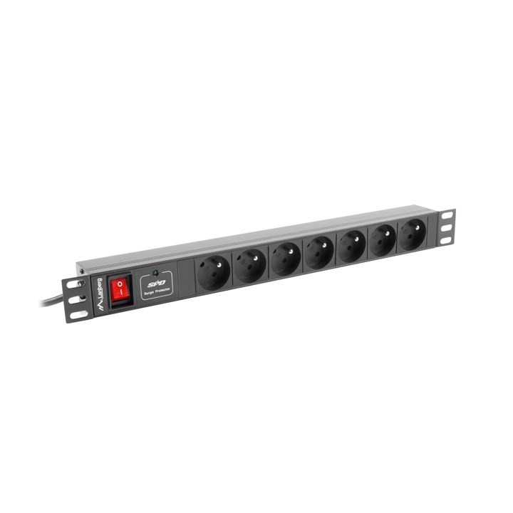 LANBERG PDU RACK MULTIPRESA (1U 10A 7X 230V 2M)