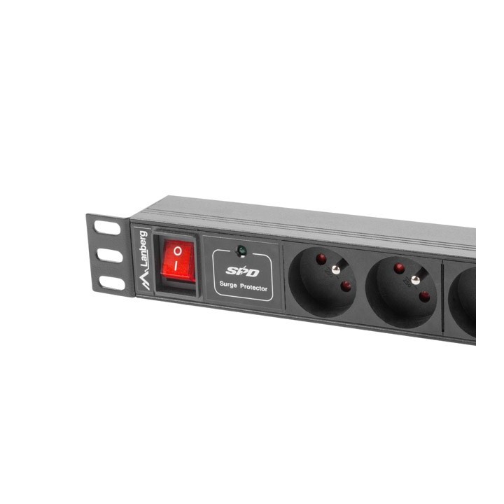 LANBERG PDU RACK MULTIPRESA (1U 10A 7X 230V 2M)
