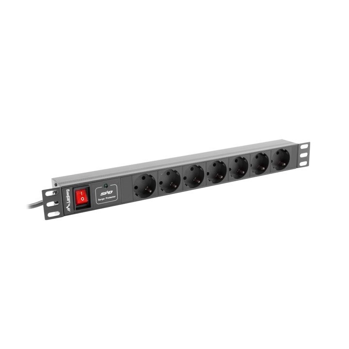 LANBERG PDU RACK MULTIPRESA (1U 10A 7X SHUKO 2M)