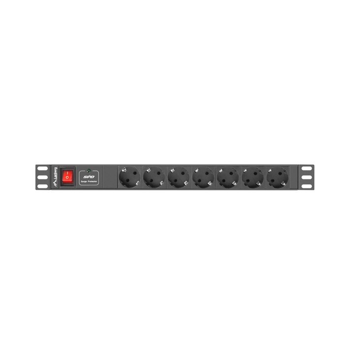 LANBERG PDU RACK MULTIPRESA (1U 10A 7X SHUKO 2M)