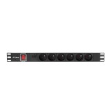 LANBERG Ciabatta PDU rack 19 (1U 16A 6X 230V PL 2m)
