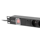LANBERG Ciabatta PDU rack 19 (1U 16A 6X 230V PL 2m)