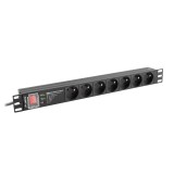 LANBERG Ciabatta PDU rack 19 (1U 16A 7X 230V PL 2m)