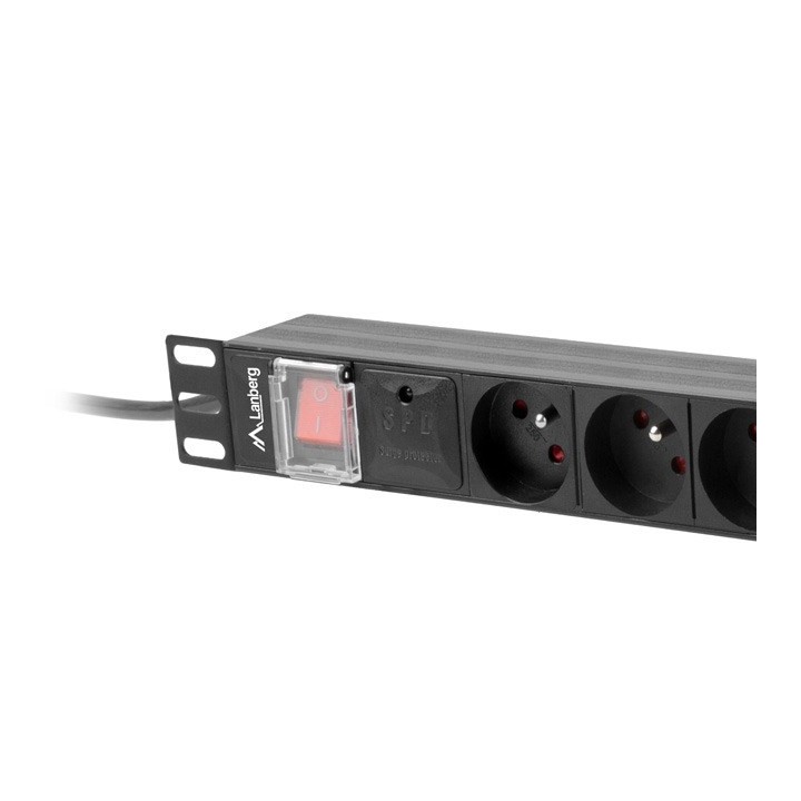 LANBERG Ciabatta PDU rack 19 (1U 16A 7X Shuko 2m)
