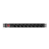 LANBERG Ciabatta PDU rack 19 (1U 16A 8X Shuko 2m)