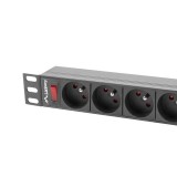 LANBERG CIABATTA RACK 19 (1U 16A 9X 230V PL)