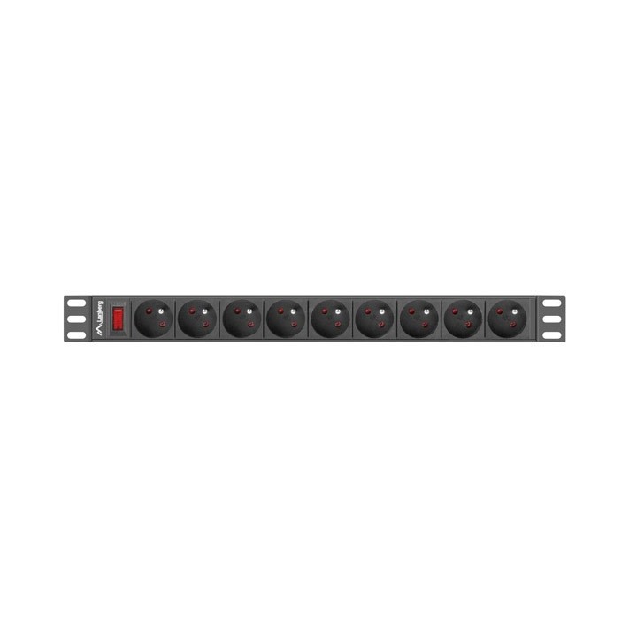 LANBERG CIABATTA RACK 19 (1U 16A 9X 230V PL)
