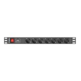 LANBERG MULTIPRESA RACK PDU (1U 16A 7X SHUKO 2M)