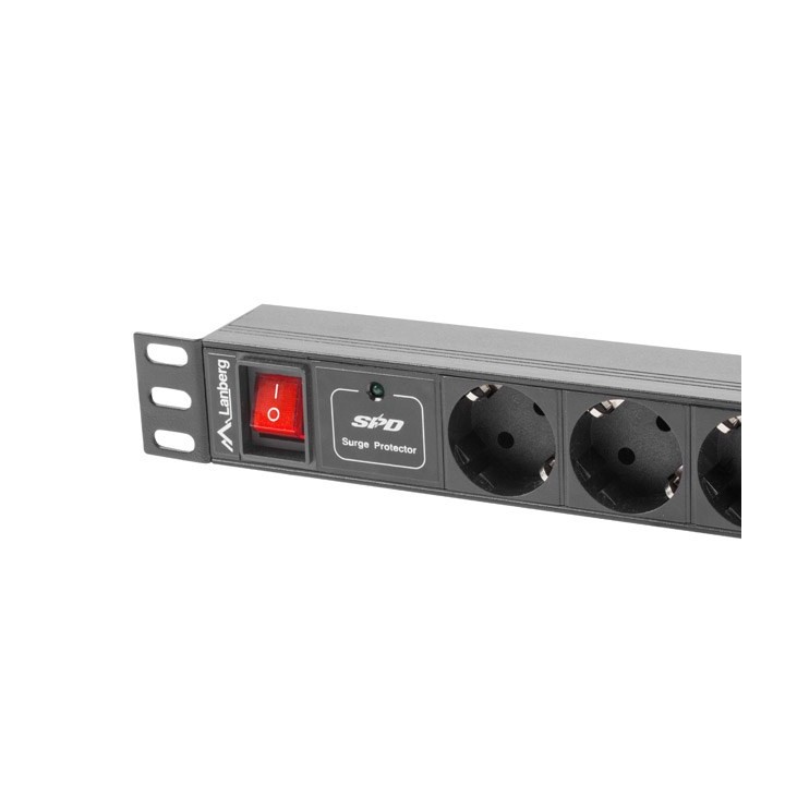 LANBERG MULTIPRESA RACK PDU (1U 16A 7X SHUKO 2M)