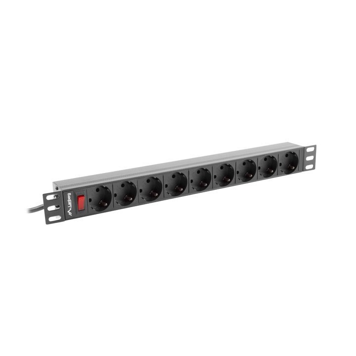 LANBERG CIABATTA RACK 19 PDU 1U 9X SCHUKO
