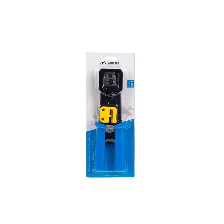 LANBERG RJ45 RJ12 RJ11 CONNETTORE DIRITTO CRIMPATORE